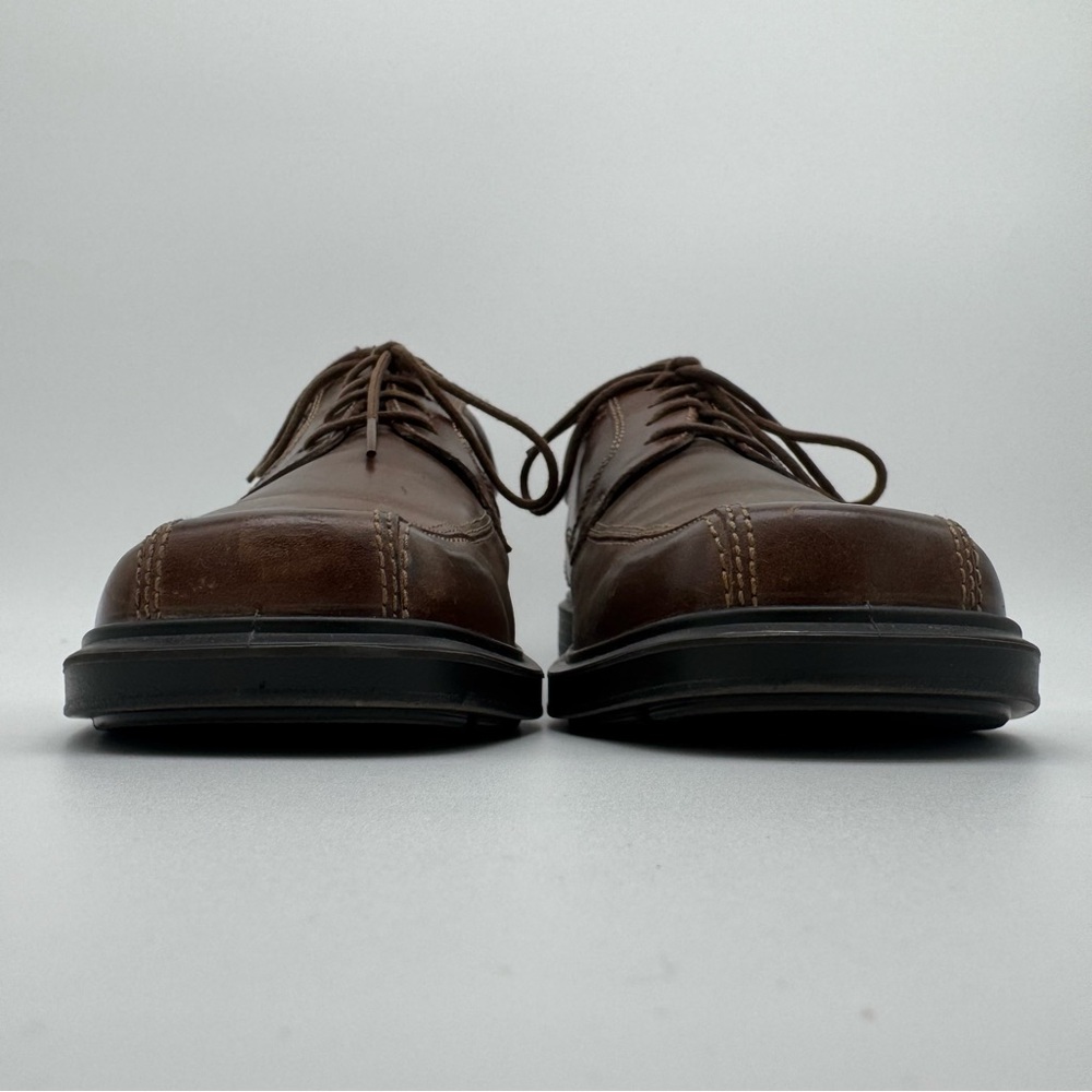 ecco Brown Leather Derby Shoe Size 45/11-11.5 - Picture 2 of 13